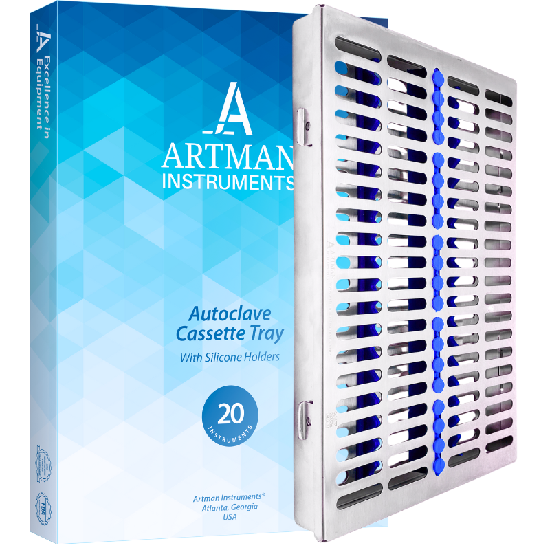 20 Instruments Cassette Rack for Autoclave | Sterilization Tray