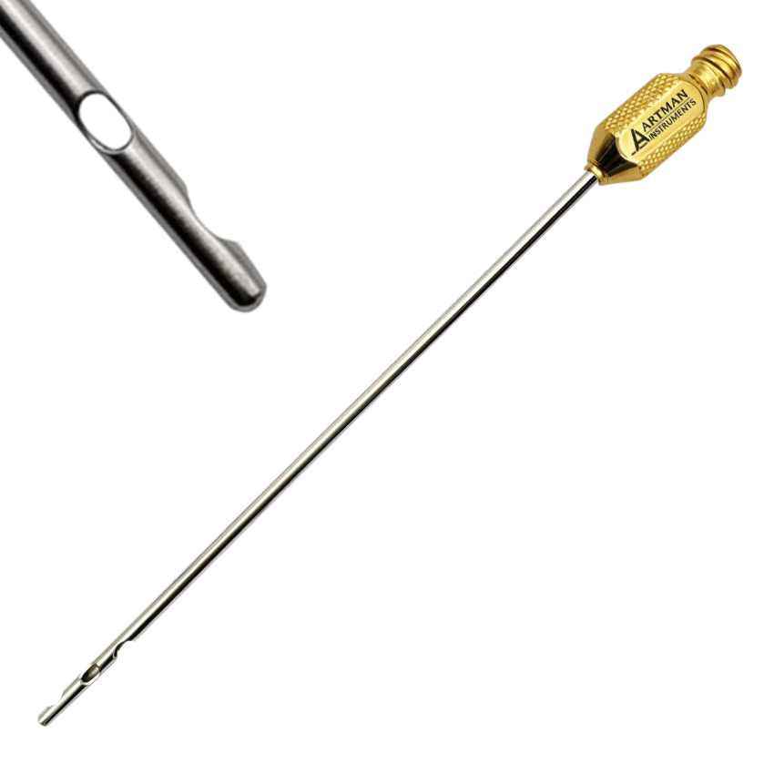 Tri Port Spiral Luer Lock Infiltration Cannula Stainless Steel – Artman ...