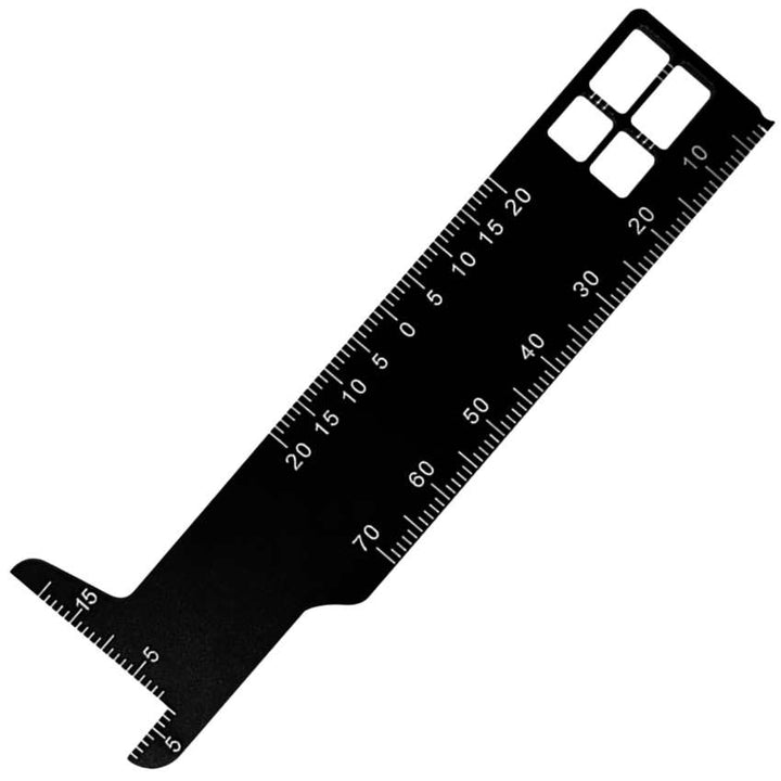 Dental Precision Measuring Ruler Black Stainless Steel – Artman Instruments