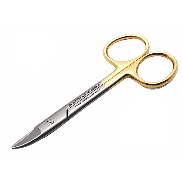 Curved Crown Collar Cutting Scissors 4.25" ARTMAN