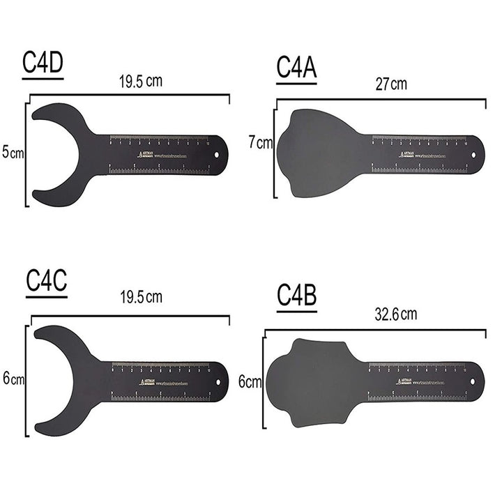6 Pcs/Kit Dental Orthodontic Photographic Image Contrast Board