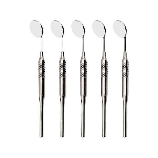 Dental Mirrors Set of 5 Silver Chrome ARTMAN Brand