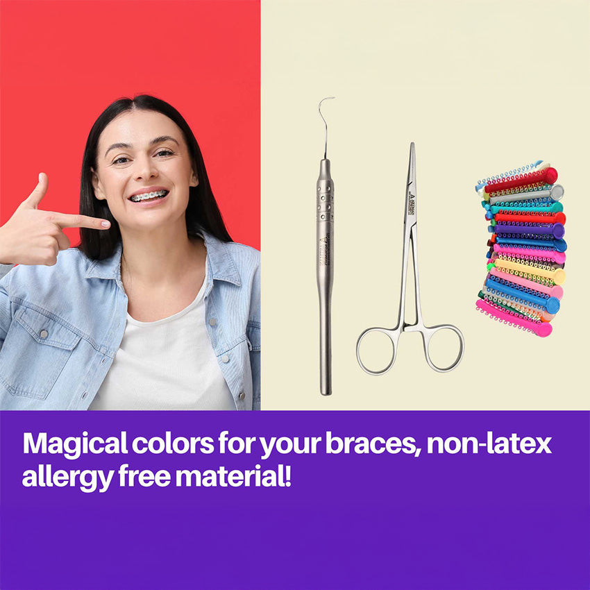 DIY Dental Braces Color Changing Kit | Orthodontic Ties | Change