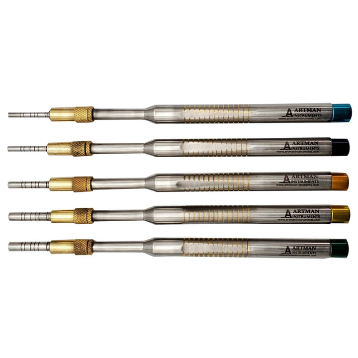 Osteotomes Set Straight 5 Pcs Of Different Sizes Color Coded Adjustabl osteotomes-set-straight-5-pcs-of-different-sizes-color-coded-adjustabl