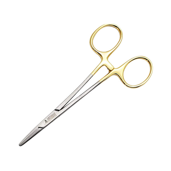 Artery Forceps Golden Straight 5 inches Mosquito Orthodontic Dental Surgical Hemostat ARTMAN