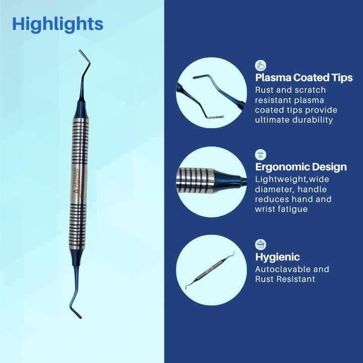 Dental Composite Double Ended Carver Flat and Round Ball ARTMAN ...