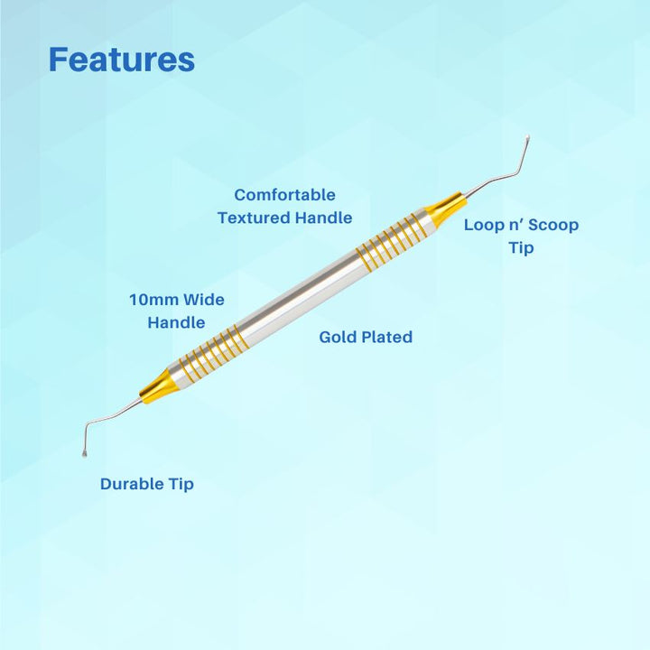Lucas Curette – Serrated Surgical Curette Stainless Steel Dental Instr ...