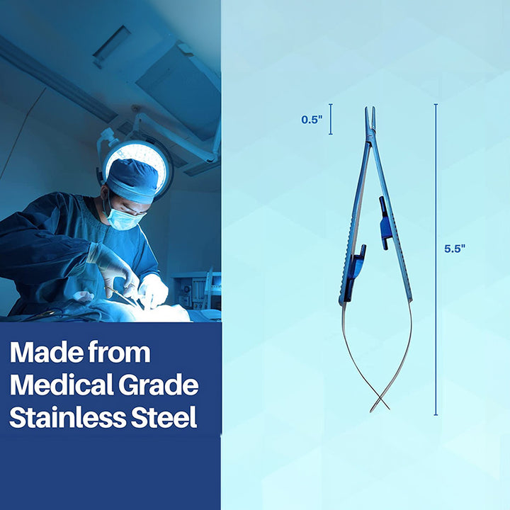 Porta Aghi Castroviejo Per Impianti Dentali Pinzette Per - Foto 6