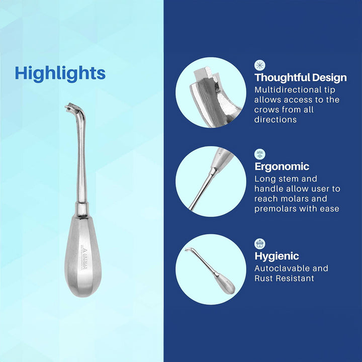 Crown Split Instrument Dental Crown Splitter & Remover Elevator - Professional Surgical Tool ...