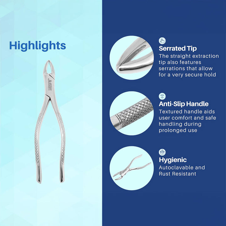 Dental Extraction Forceps #150 – Premium Stainless Steel Tooth Extract ...