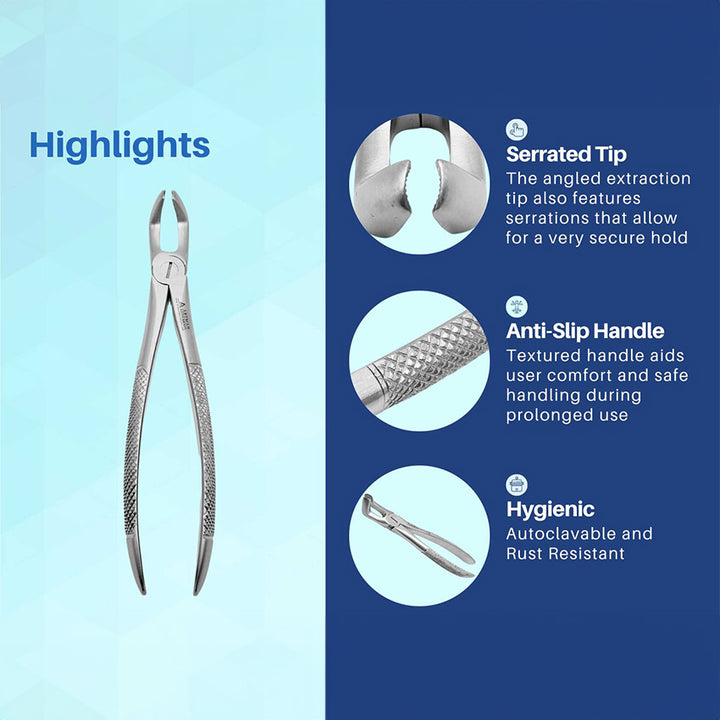 Buy GDC Extraction Forceps Lower Molars - 73 Standard (FX73S) Online at Best Price Buy GDC Extraction Forceps Lower Molars - 73 Standard (FX73S) Online at Best Price