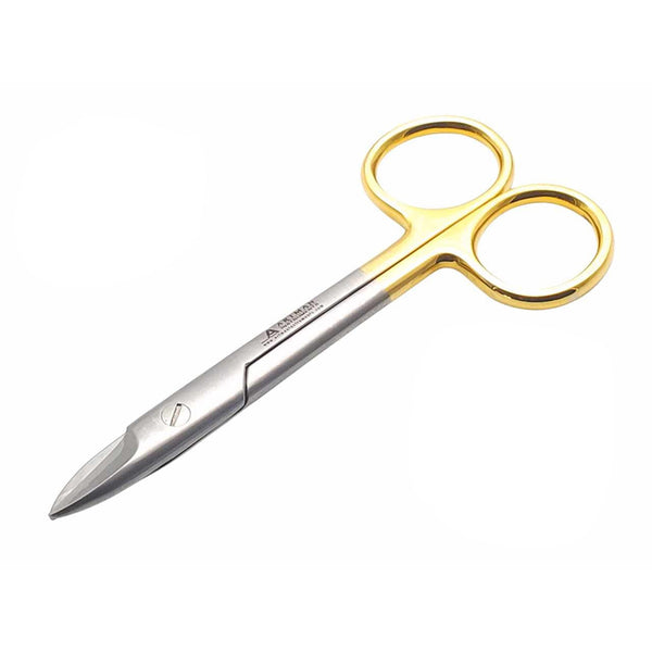 Crown Collar Cutting Scissors 4.25" Straight With Tungsten Carbide Inserts