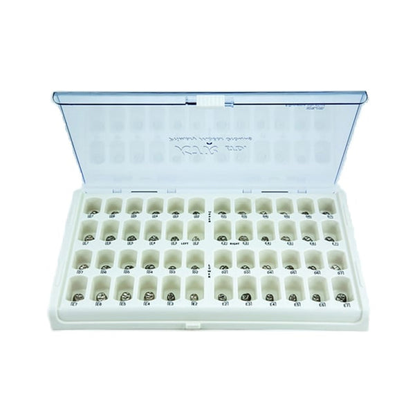 KTR Stainless Steel Pediatric Crown Set with Organizer Tray (48 pcs)
