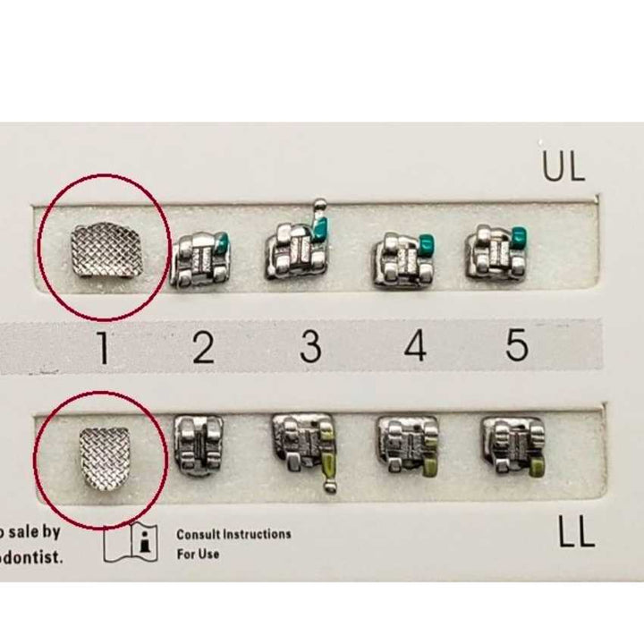 Orthodontic Brackets MBT & ROTH Prescription Metal Brackets Dental Bra ...