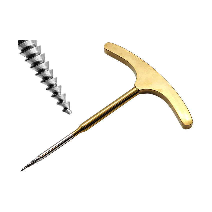 Root Extraction Screw Elevator with H-File Thread | Artman Instruments