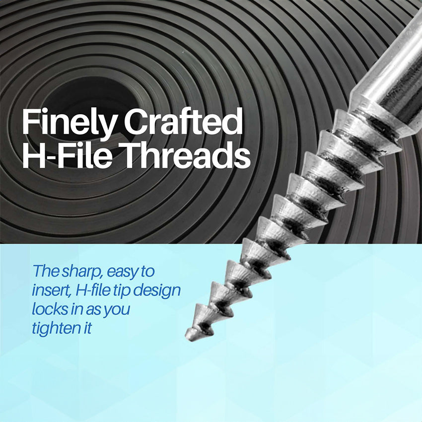 Root Extraction Screw Elevator with H-File Thread | Artman Instruments