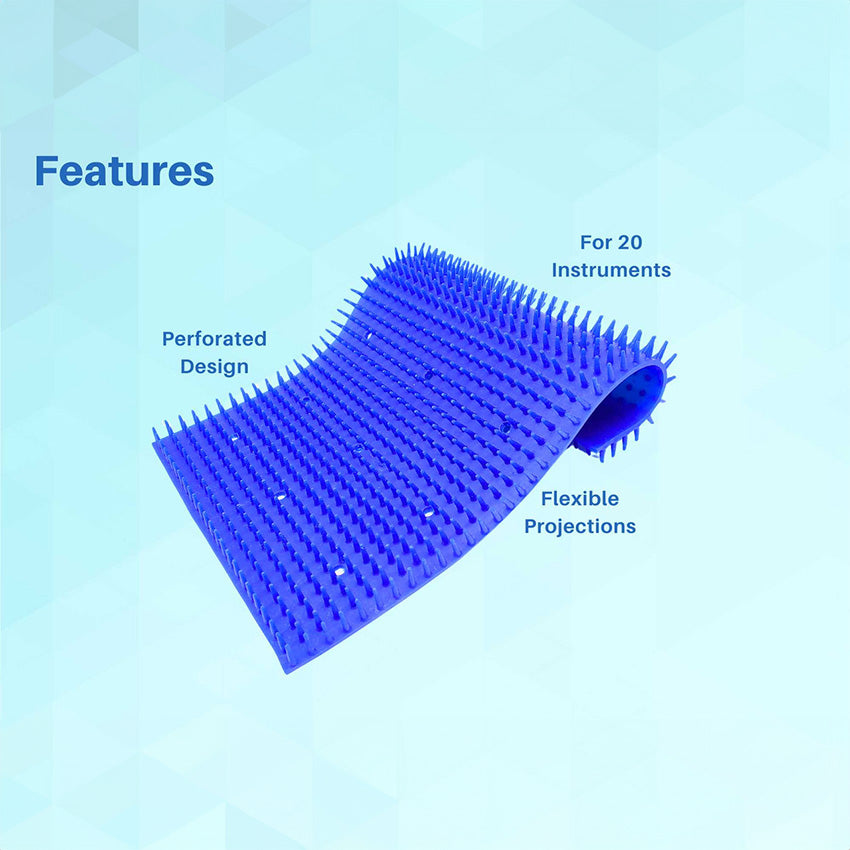 20-Instrument Silicone Mat for Cassettes | Artman Instruments